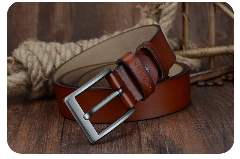 Men's Casual Style Belt with Pin Buckle