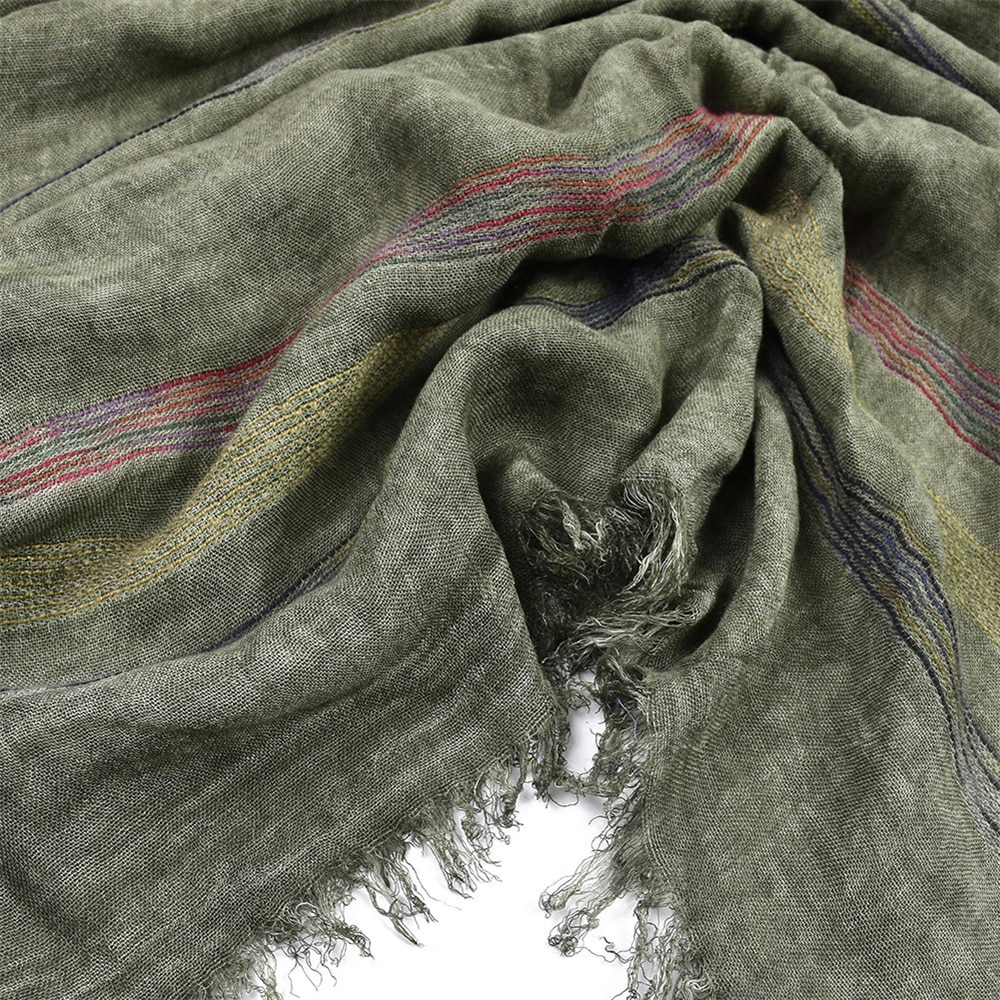 Men's Cotton and Linen Scarf