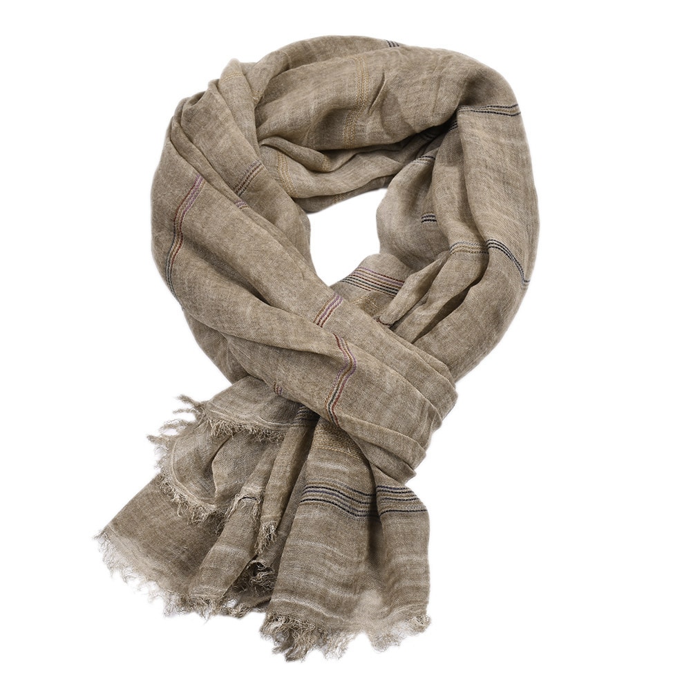 Men's Cotton and Linen Scarf