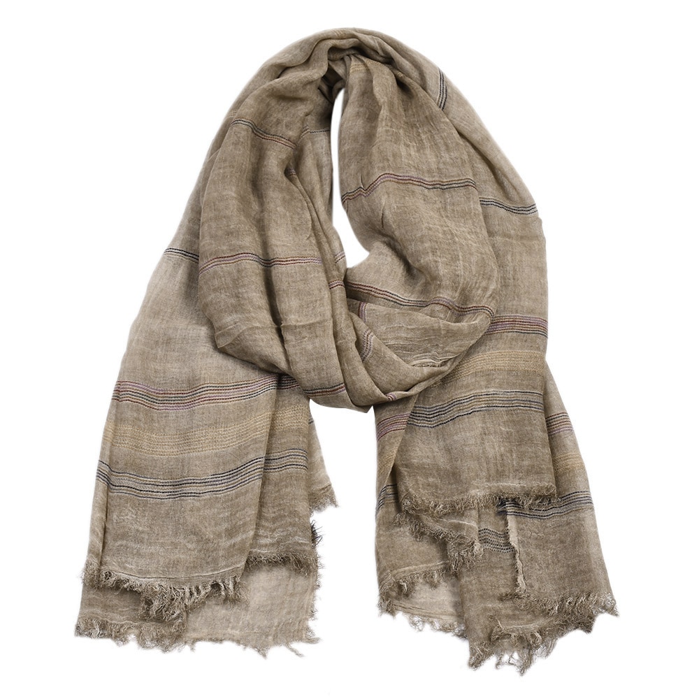 Men's Cotton and Linen Scarf