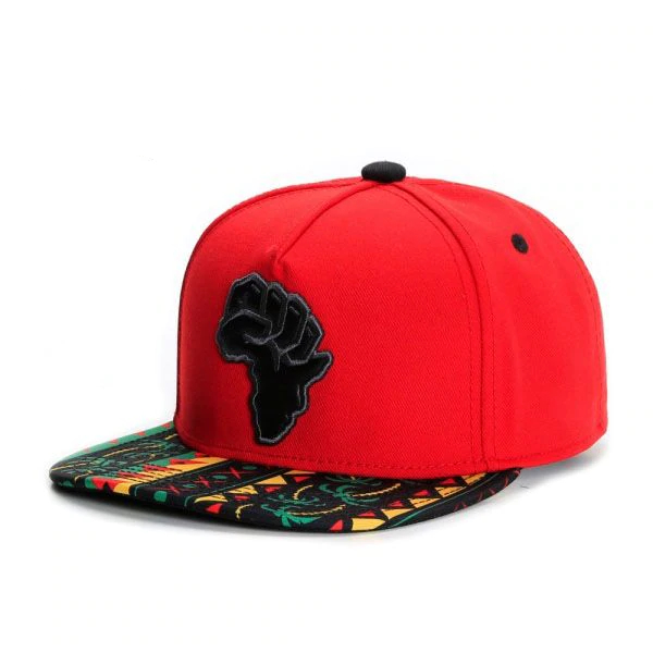 P.O.W.E.R. Printed Red Snapback