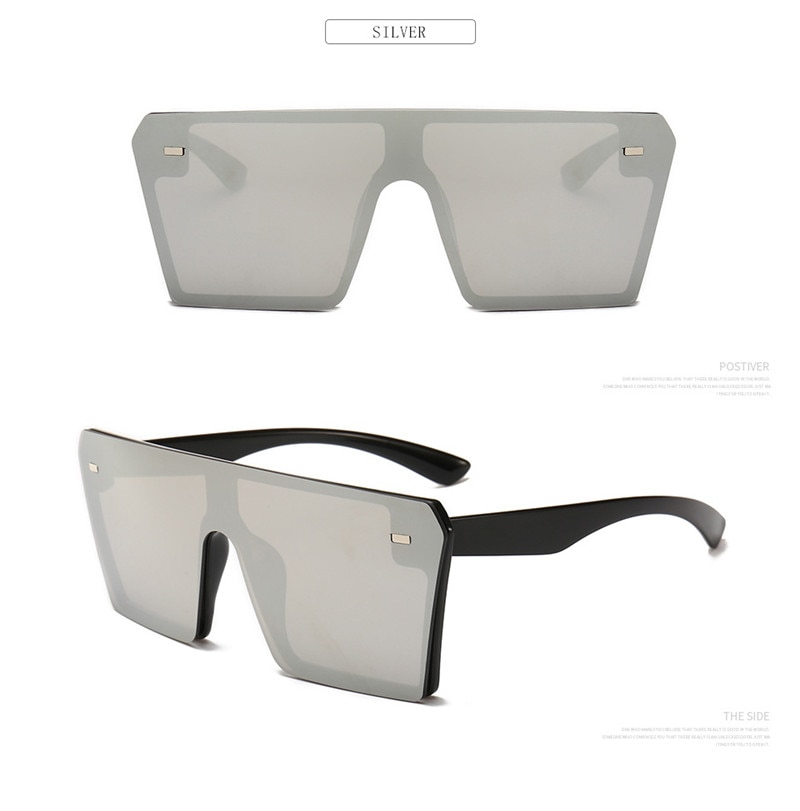 Women's Oversized Gradient Lenses Sunglasses