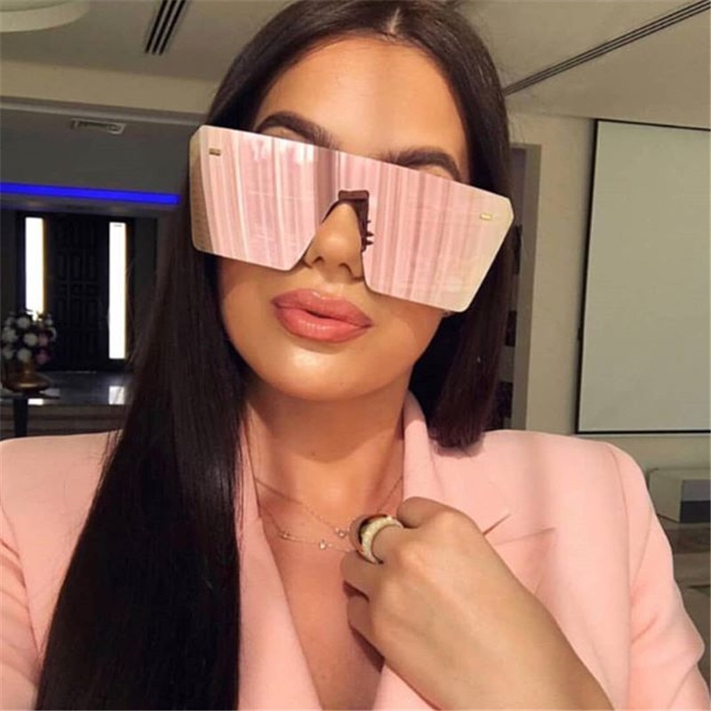 Women's Oversized Gradient Lenses Sunglasses