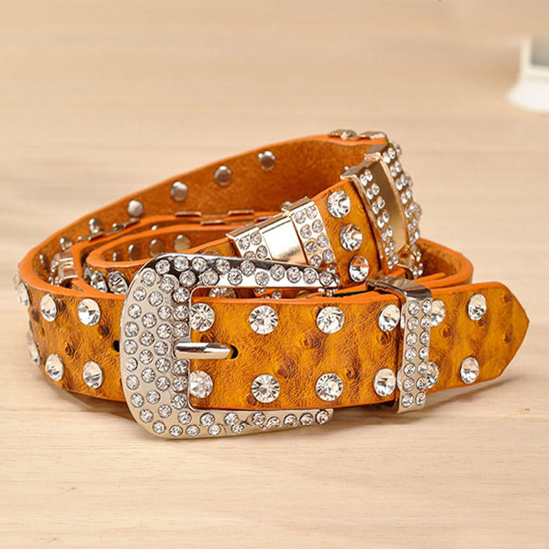 Women's Rhinestone Belts