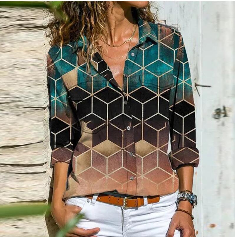 Women's Abstract Print Shirt