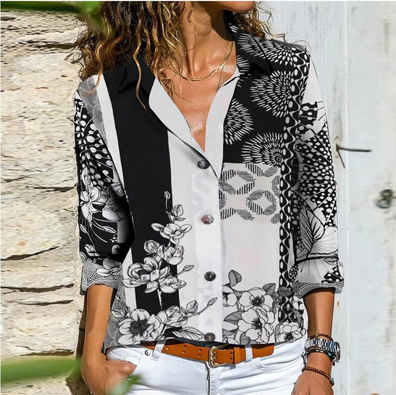 Women's Abstract Print Shirt