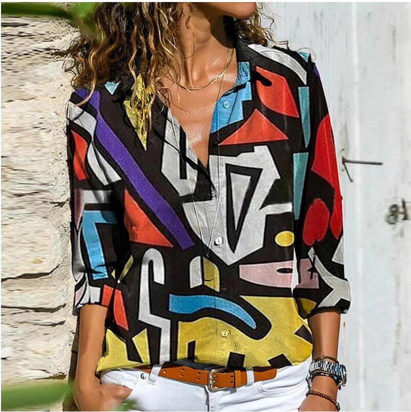 Women's Abstract Print Shirt