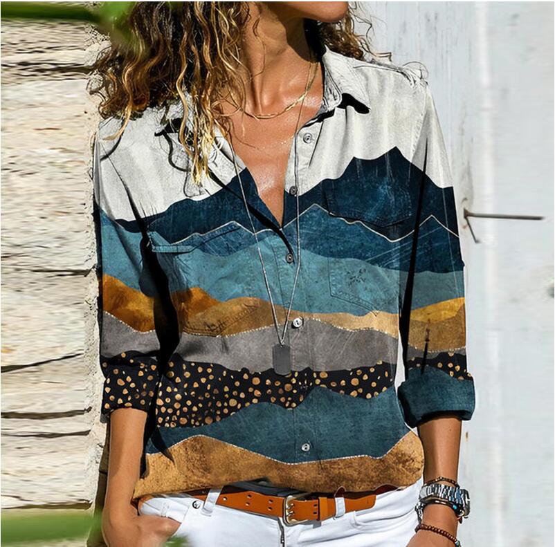 Women's Abstract Print Shirt